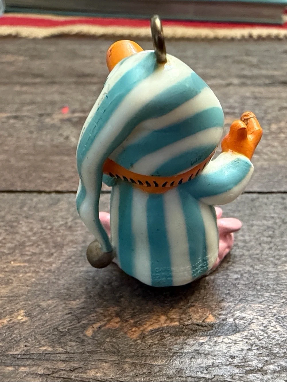 Gorgeous collectible vintage ornament Garfield with PJ, Night-Watchcat Enesco